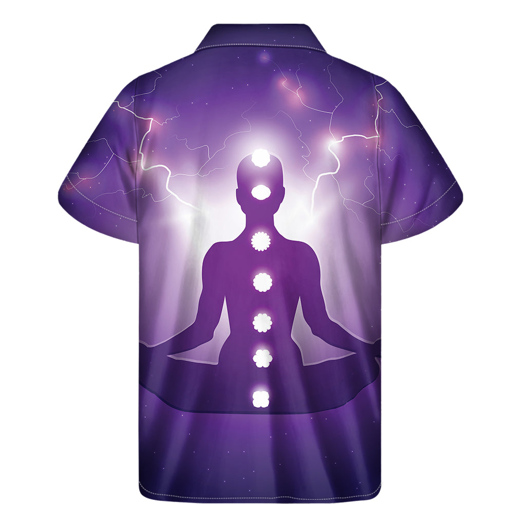 Experience the Aloha Spirit: Hawaiian Chakra Print Short Sleeve Shirt - 2