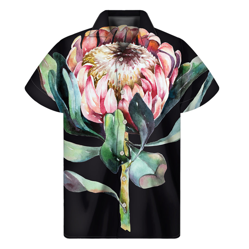 Protea Blossom Hawaiian Short Sleeve Shirt - 1