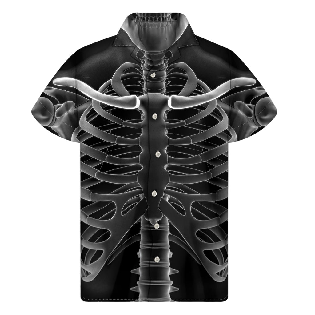 Radiologist's Paradise: Hawaiian Print Short Sleeve Shirt - 1