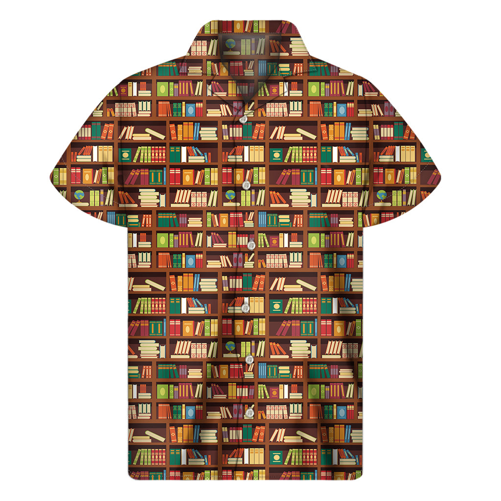 Island Dreams: Hawaiian Reading Library Pattern Short Sleeve Shirt - 1
