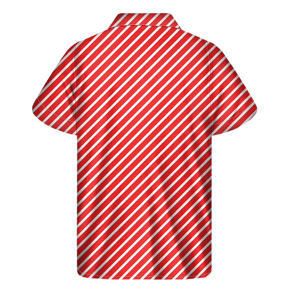 Hawaiian Candy Cane Delight: Men's Short Sleeve Shirt - 2