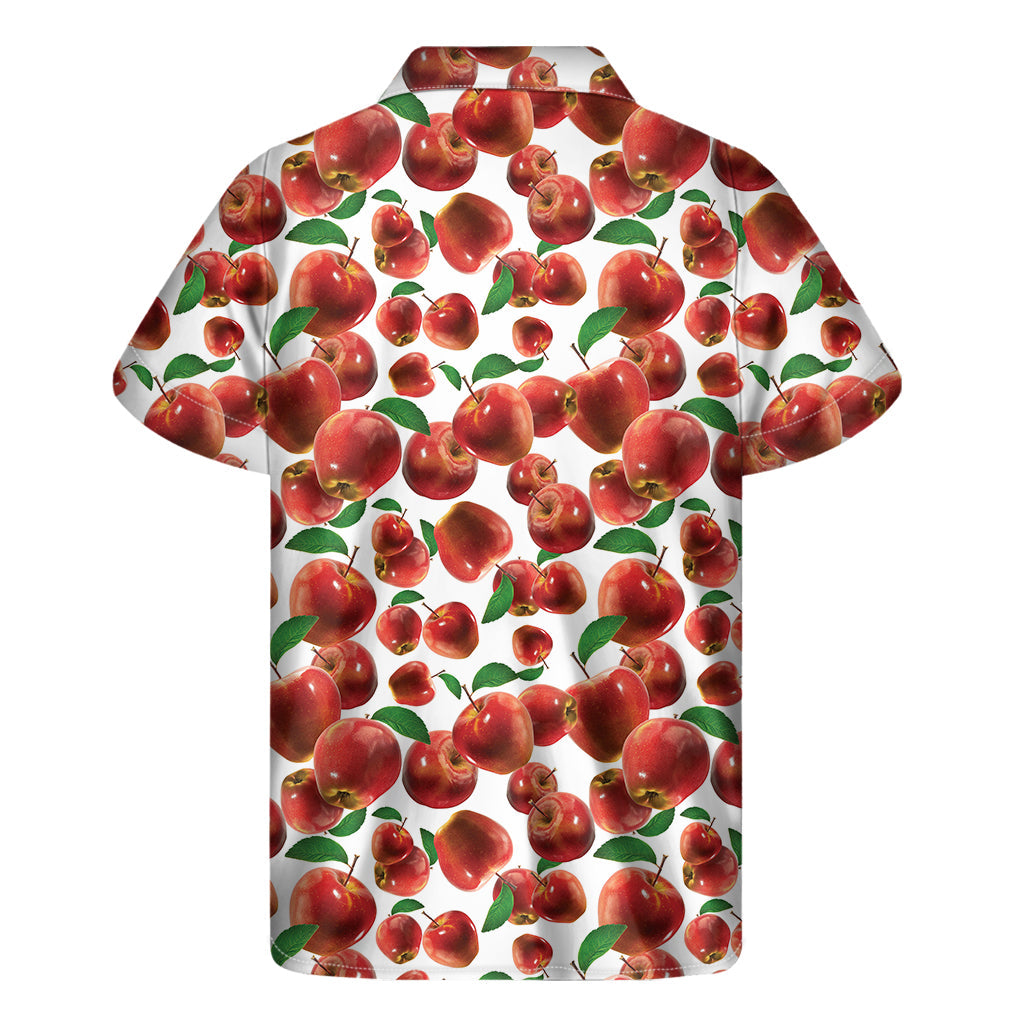 Red Apple Hawaiian Pattern Short Sleeve Shirt - 2