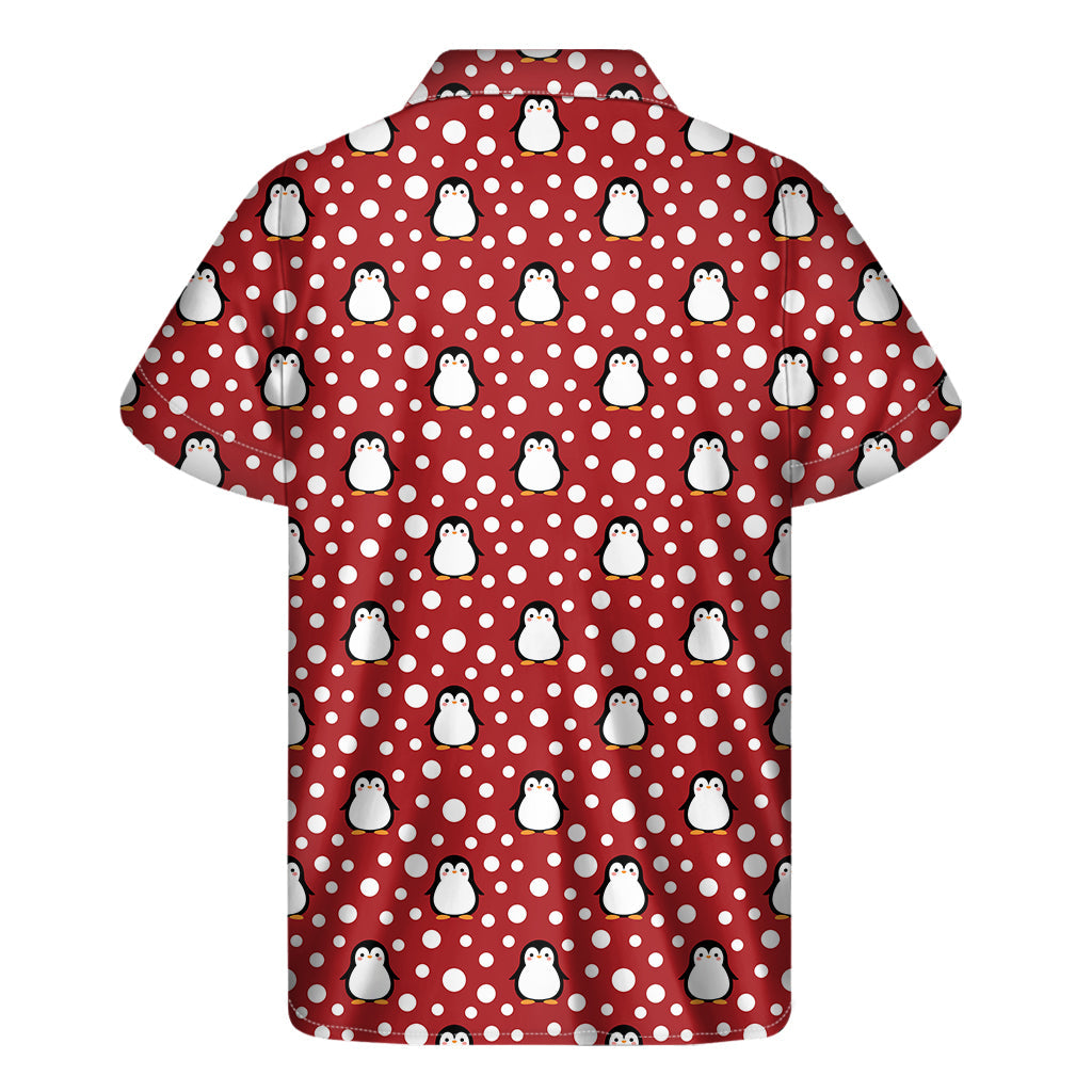 Red Snow Penguin Hawaiian Shirt: Embrace the Aloha Spirit in Style - 2