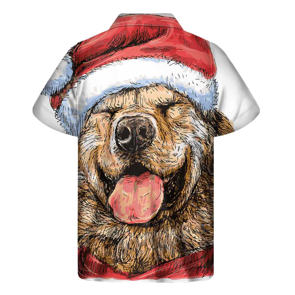 Hawaiian Santa Labrador Men's Short Sleeve Shirt - 2