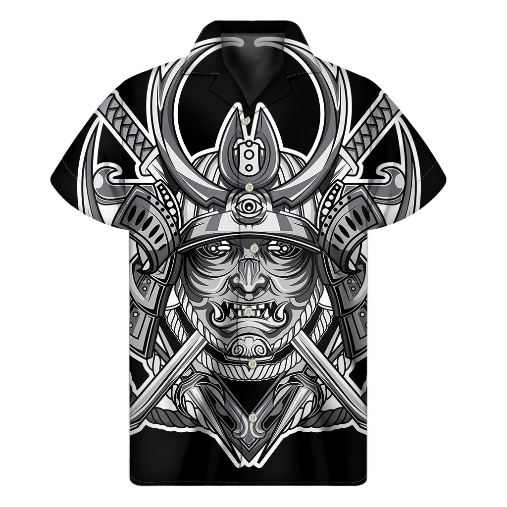 Silver Samurai Hawaiian Short Sleeve Shirt: Embrace the Island Vibe - 1