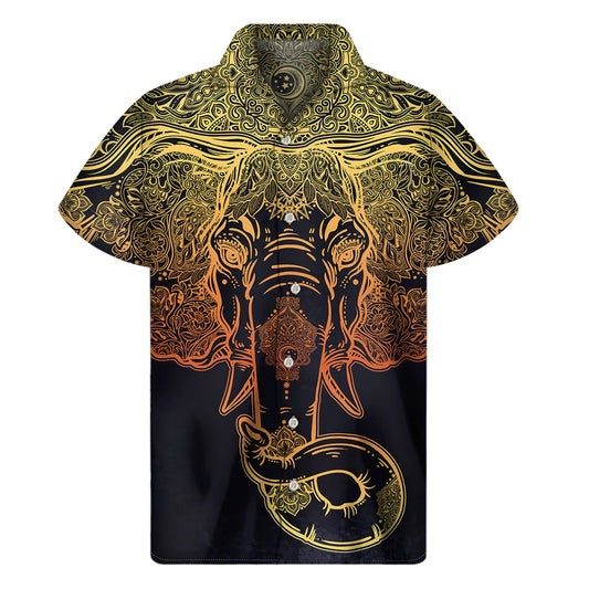 Spiritual Elephant Mandala Hawaiian Shirt - 1