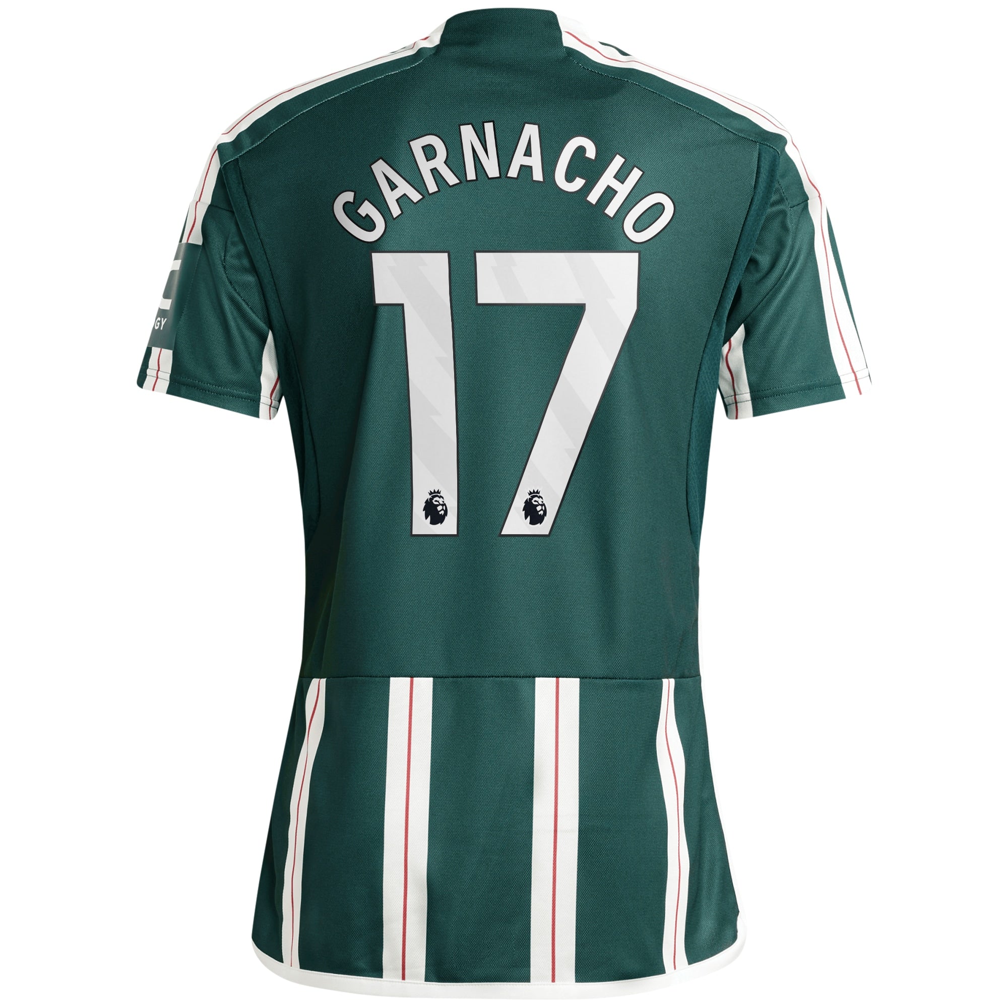 Alejandro Garnacho Manchester United adidas 2023/24 Away Player Jersey????Green - 3