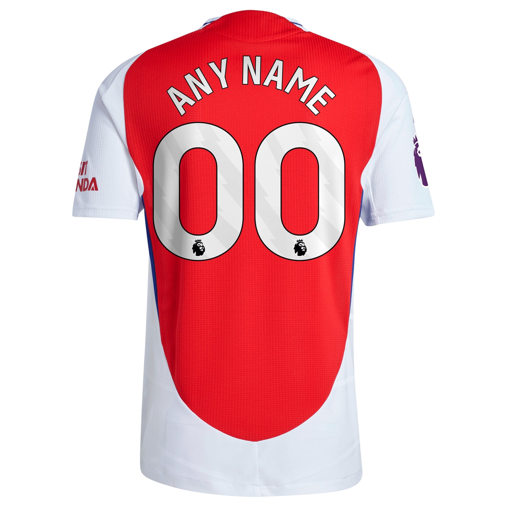 Arsenal adidas 2024/25 Home Authentic Custom Jersey – Red - 3