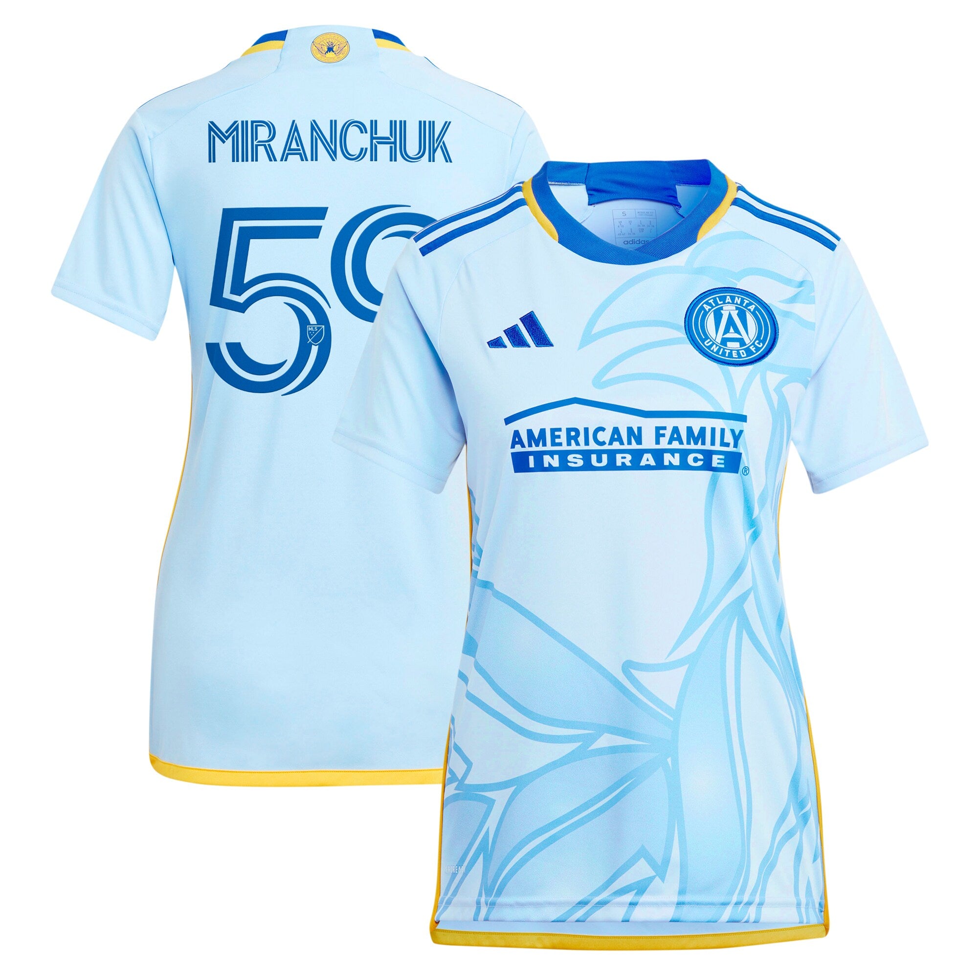 Aleksei Miranchuk Atlanta United FC adidas Women's 2025 The Connector Player Jersey - 4
