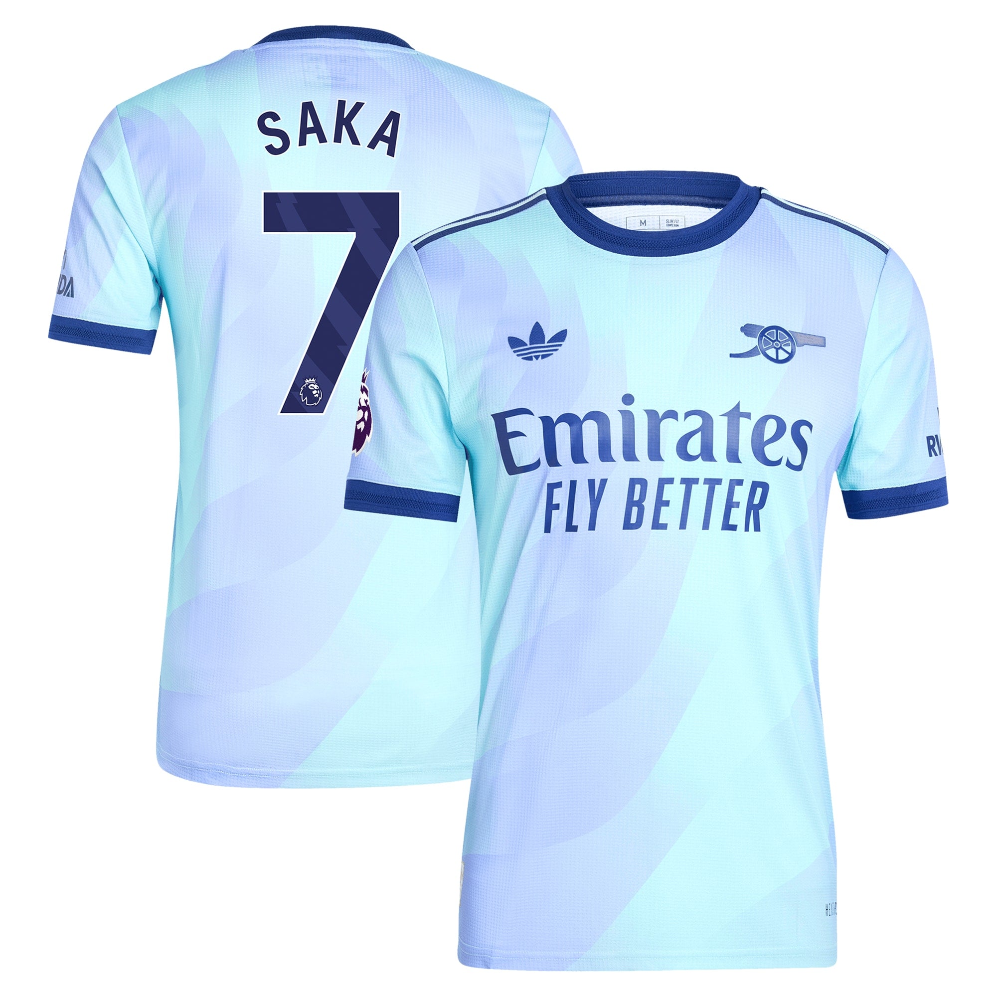 Bukayo Saka Arsenal adidas 2024/25 Home Authentic Player Jersey – Red - 7