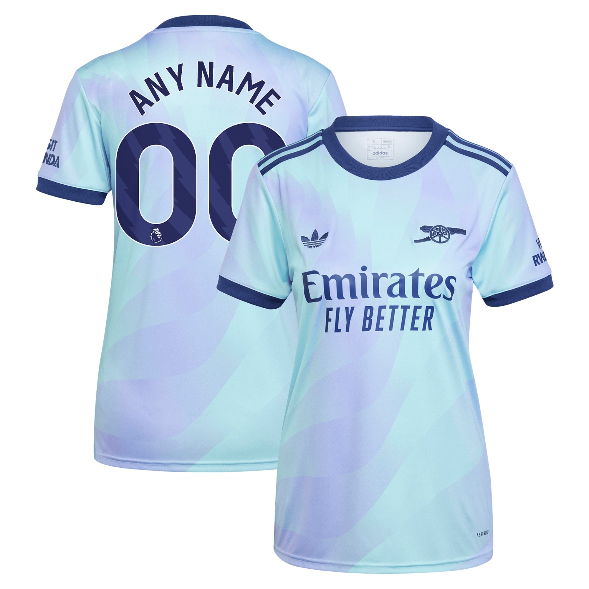 Arsenal adidas Women's 2024/25 Home Custom Jersey – Red - 7