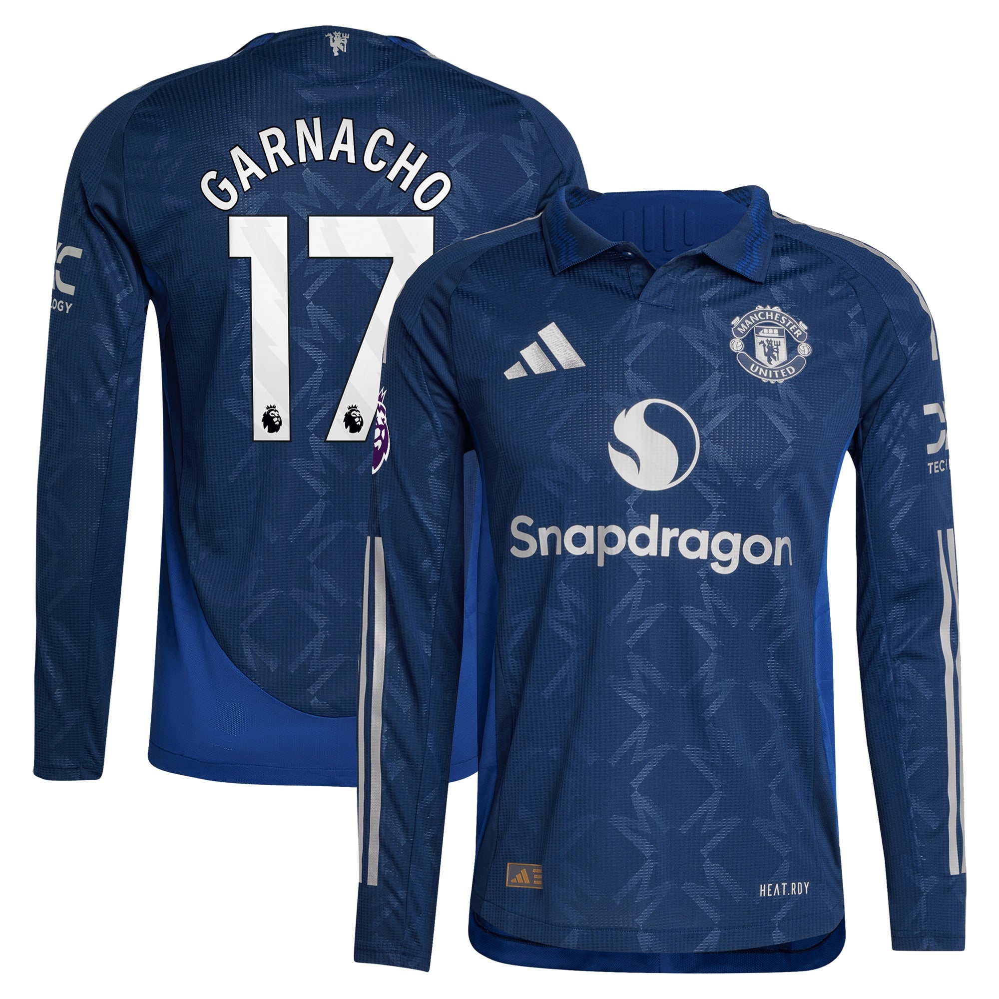 Alejandro Garnacho Manchester United 2024/25 Home Authentic Long Sleeve Player Jersey - 4