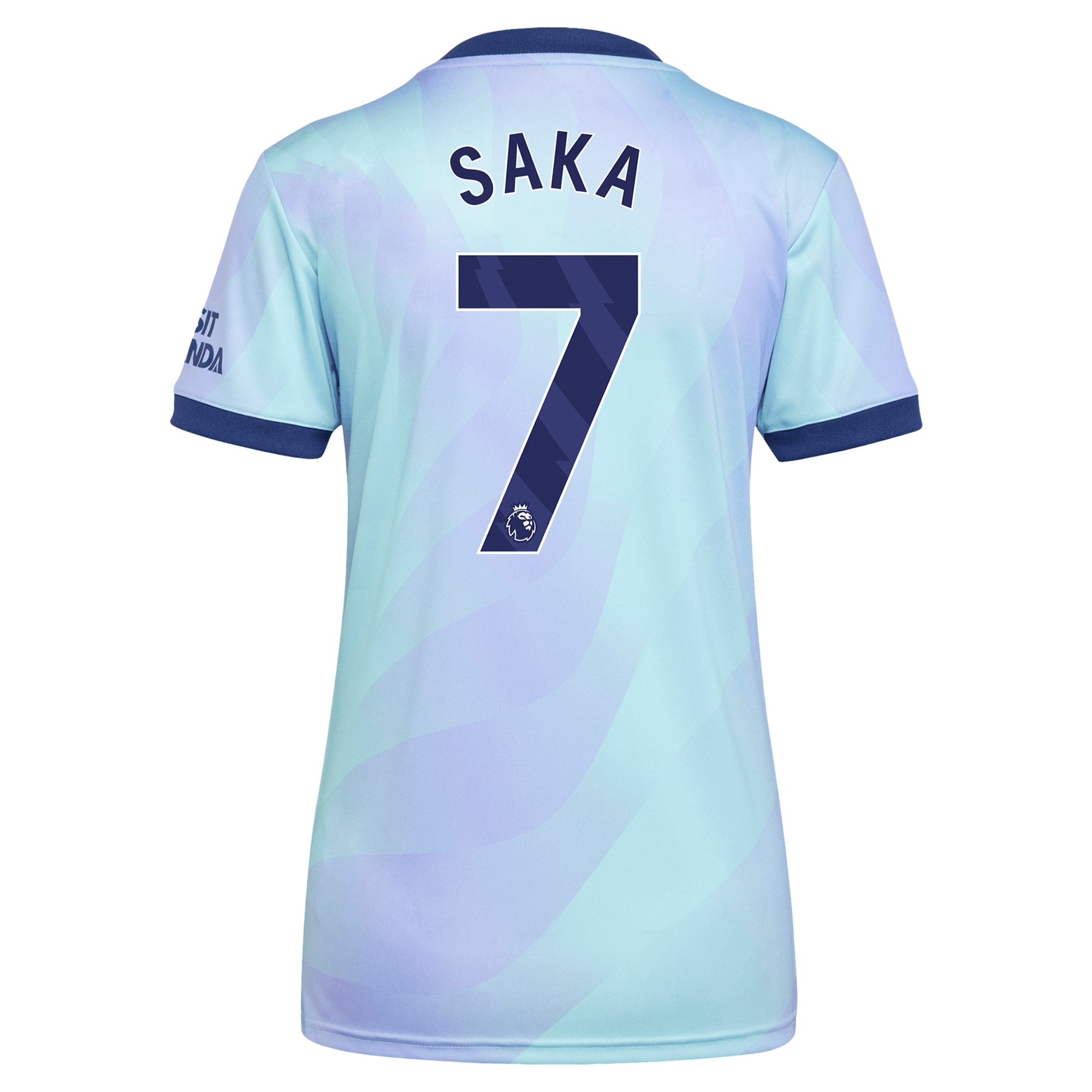 Bukayo Saka Arsenal adidas Women's 2024/25 Home Player Jersey – Red - 9