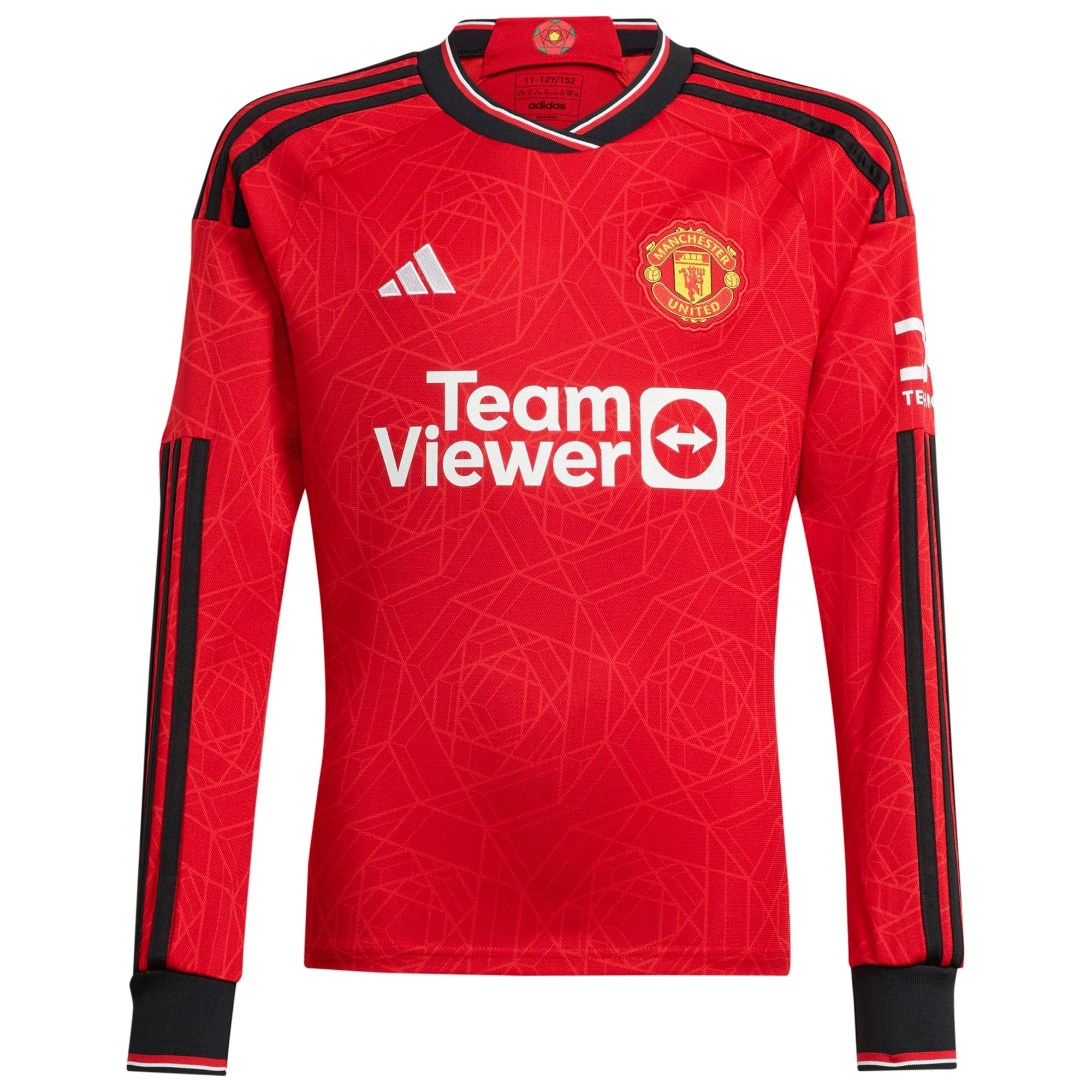 Alejandro Garnacho Manchester United adidas 2023/24 Home Long Sleeve Player Jersey????Red - 2
