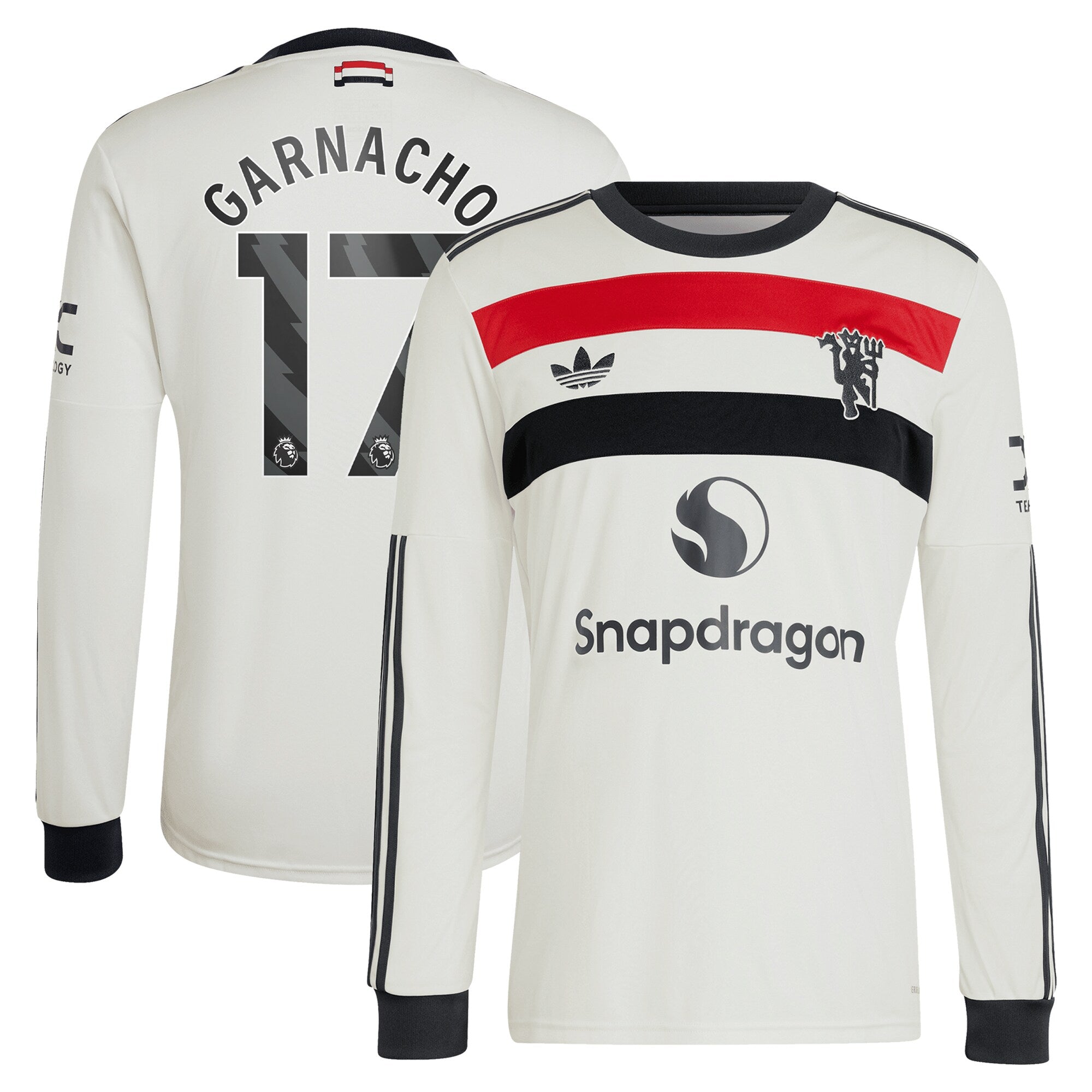 Alejandro Garnacho Manchester United adidas 2024/25 Away Long Sleeve Player Jersey - 7