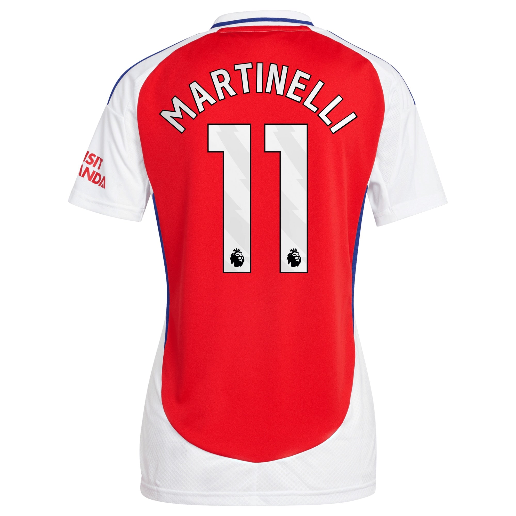 Gabriel Martinelli Arsenal adidas Women's 2024/25 Home Player Jersey – Red - 3