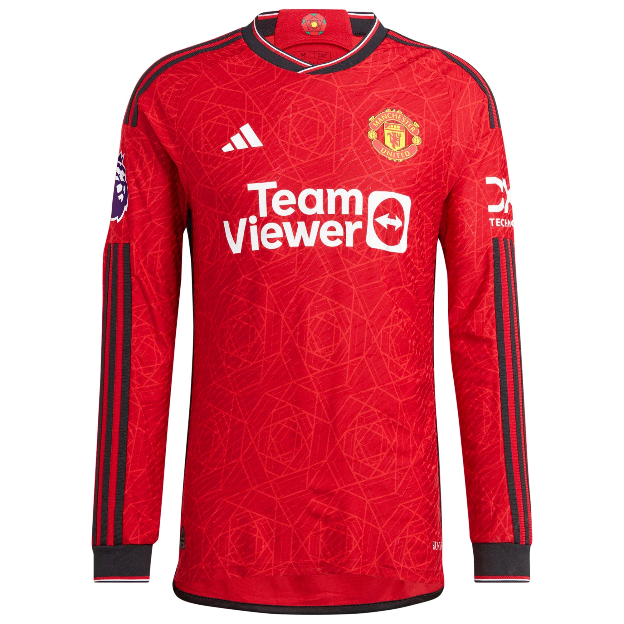 Amad Diallo Manchester United adidas Long Sleeve Authentic Player Jersey????Red - 2
