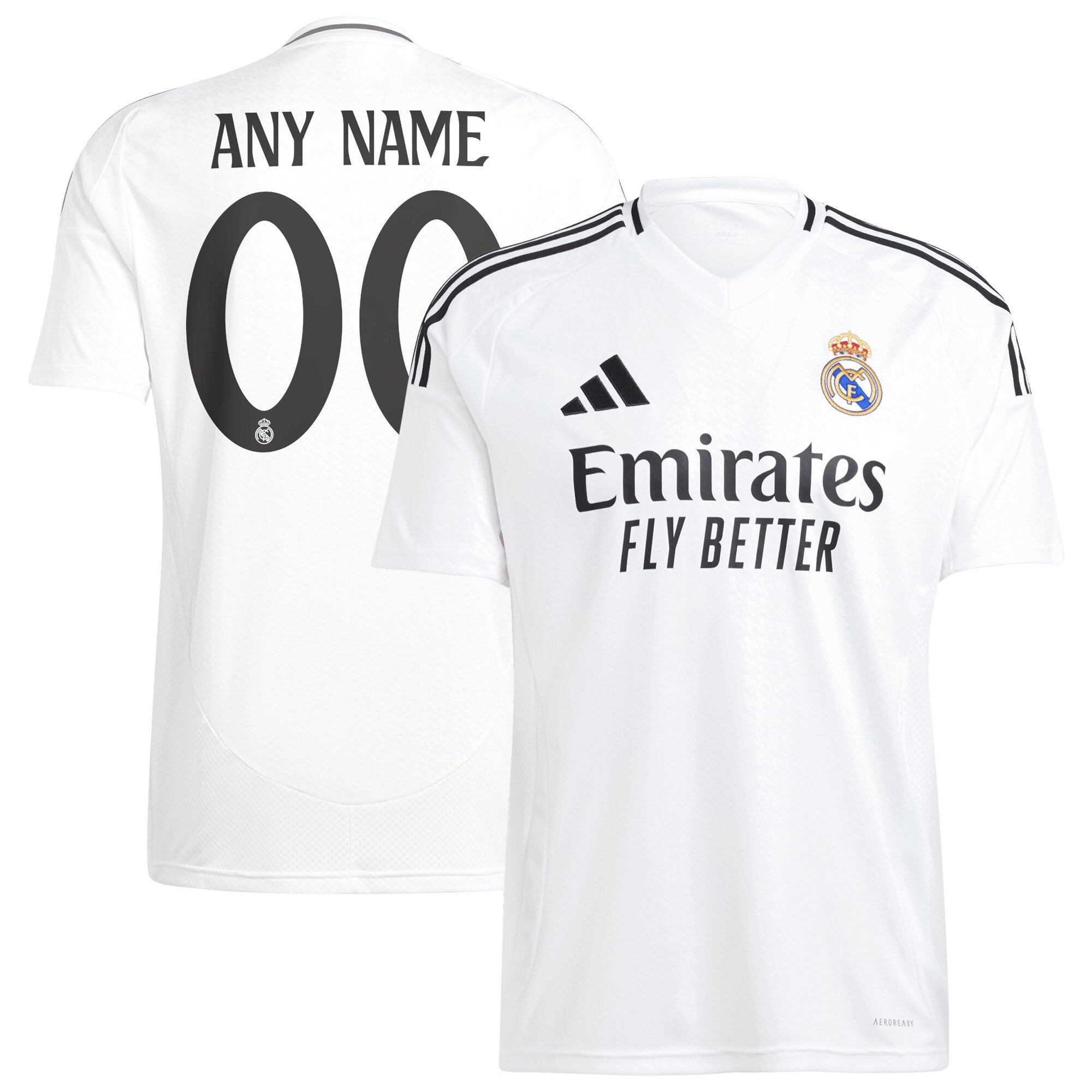 Real Madrid adidas Originals 2024/25 Third Custom Jersey - 4