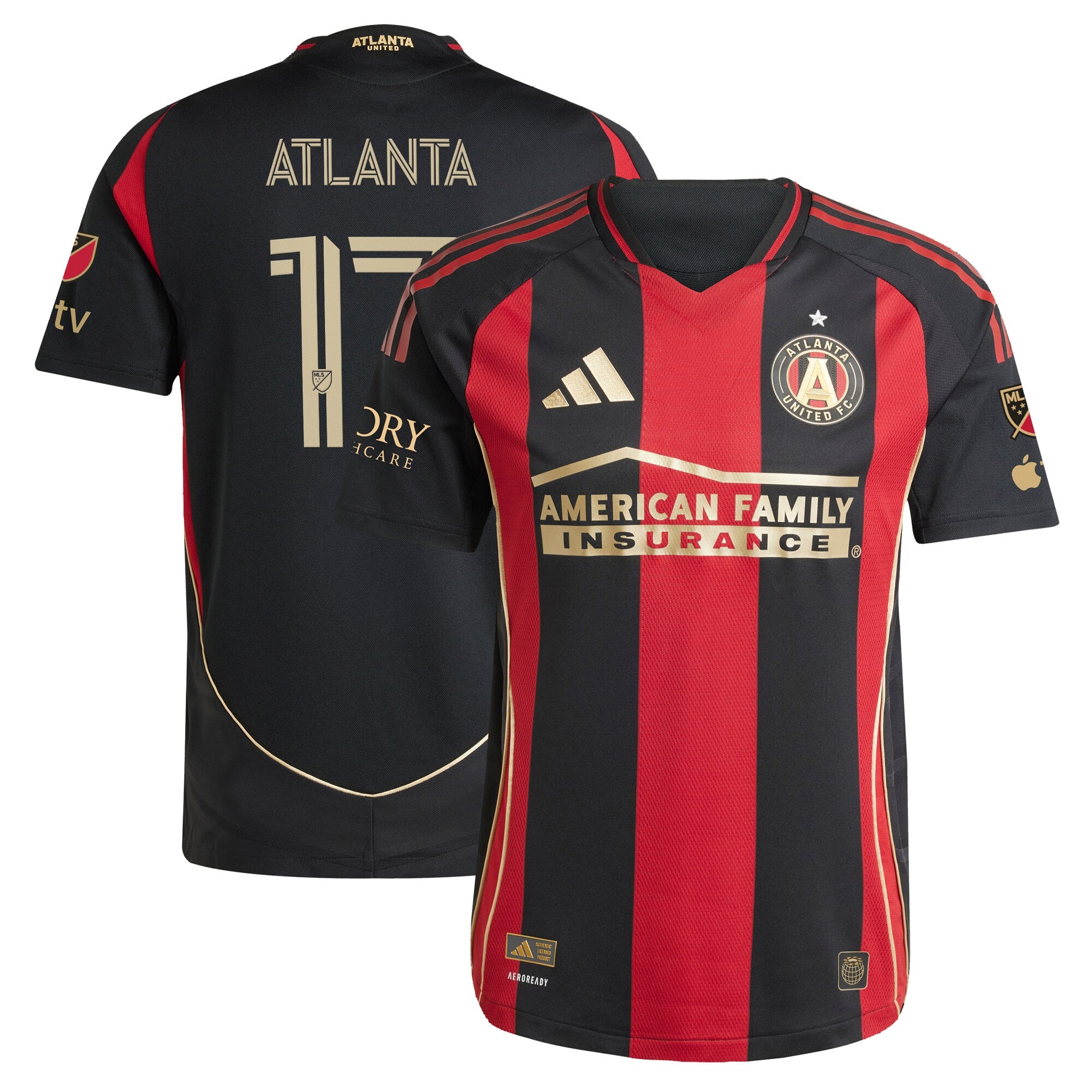 #17 Atlanta United FC adidas 2025 The Connector Authentic Jersey - 1