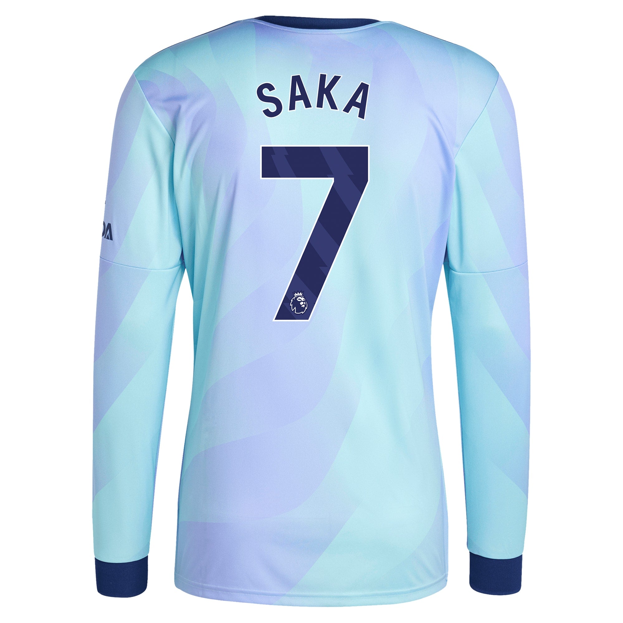 Bukayo Saka Arsenal adidas 2024/25 Away Long Sleeve Player Jersey - 6