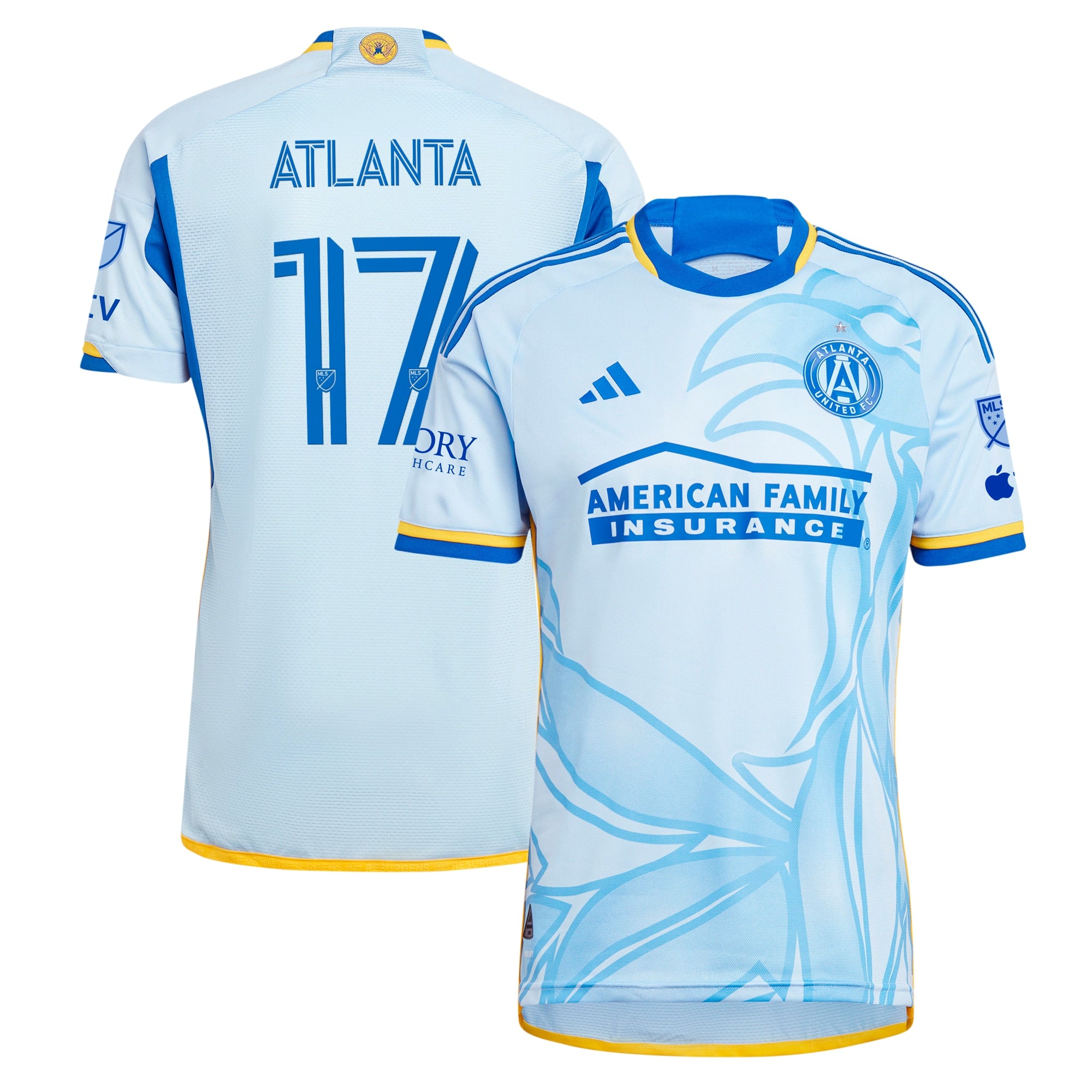 #17 Atlanta United FC adidas 2025 The Connector Authentic Jersey - 4