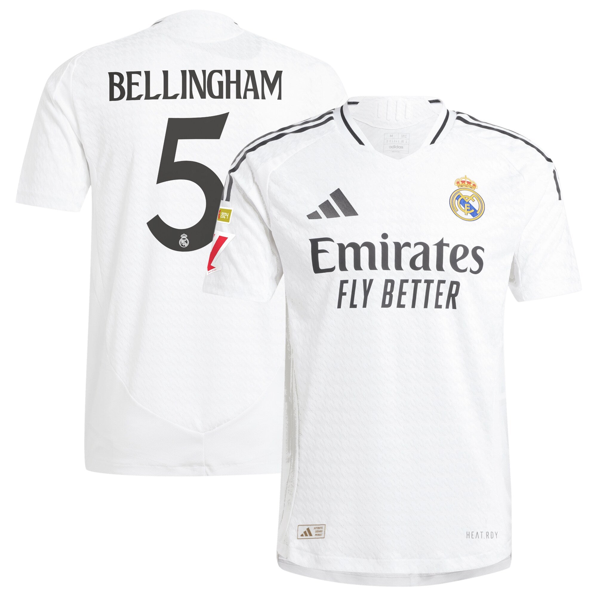 Jude Bellingham Real Madrid adidas 2024/25 Home Authentic Player Jersey - 1