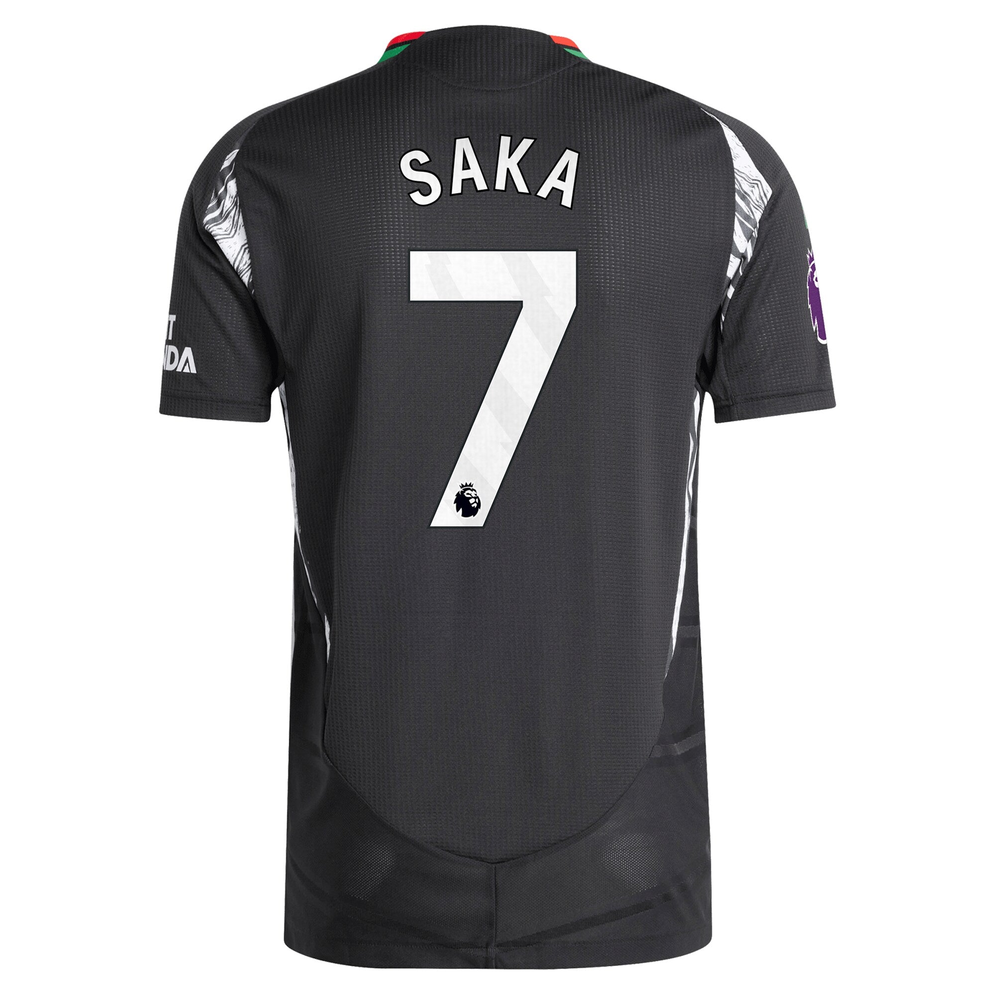 Bukayo Saka Arsenal adidas 2024/25 Home Authentic Player Jersey – Red - 6