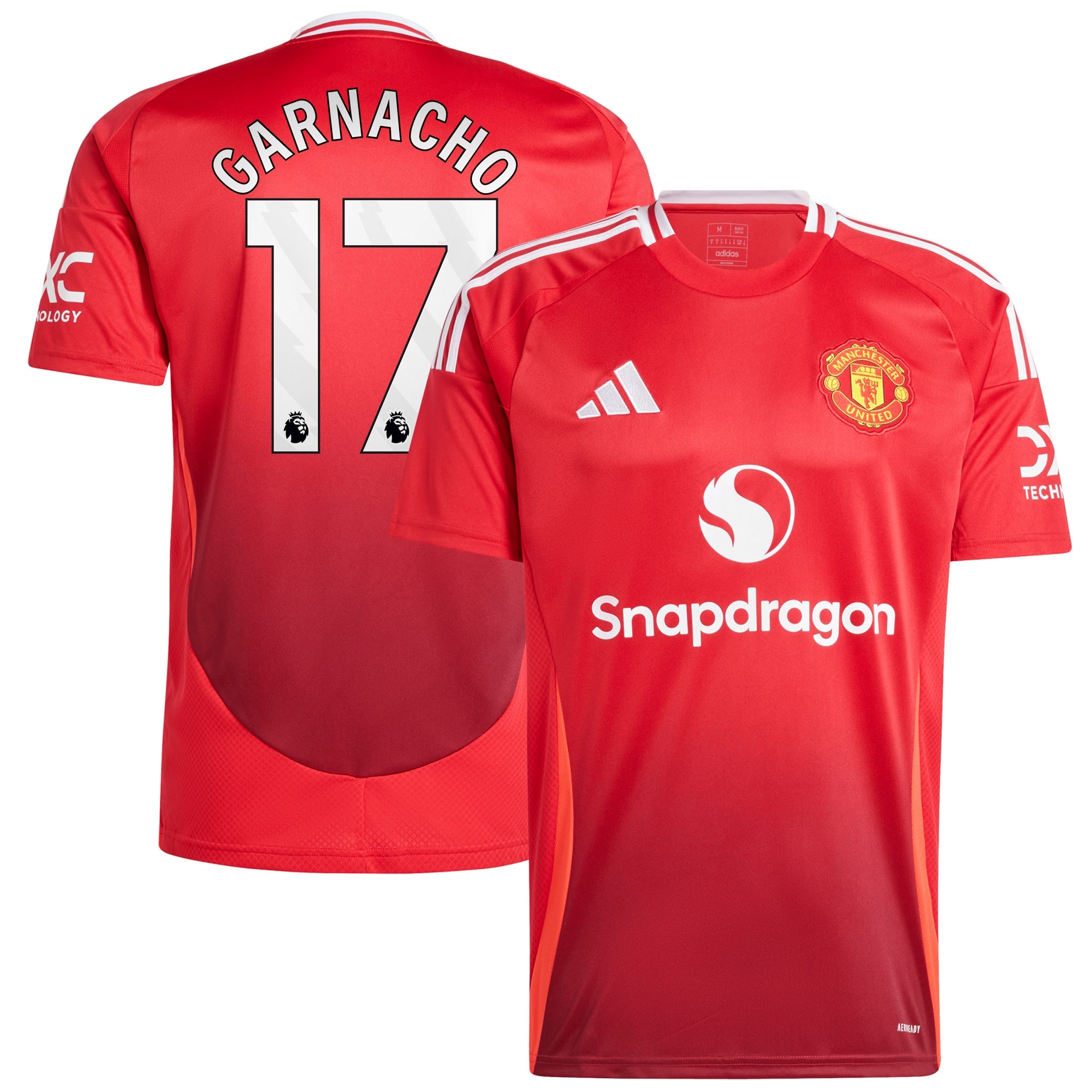 Alejandro Garnacho Manchester United 2024/25 Home Player Jersey - 1