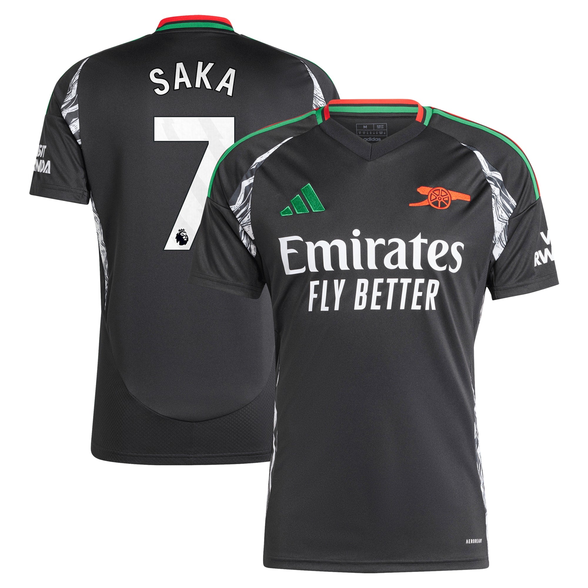 Bukayo Saka Arsenal adidas 2024/25 Home Player Jersey – Red - 4