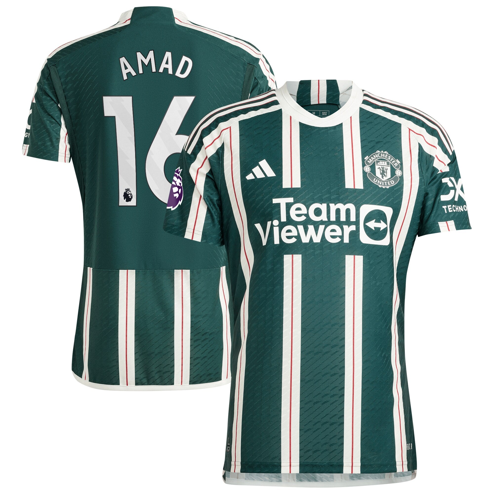 Amad Diallo Manchester United adidas Authentic Player Jersey????Red - 4