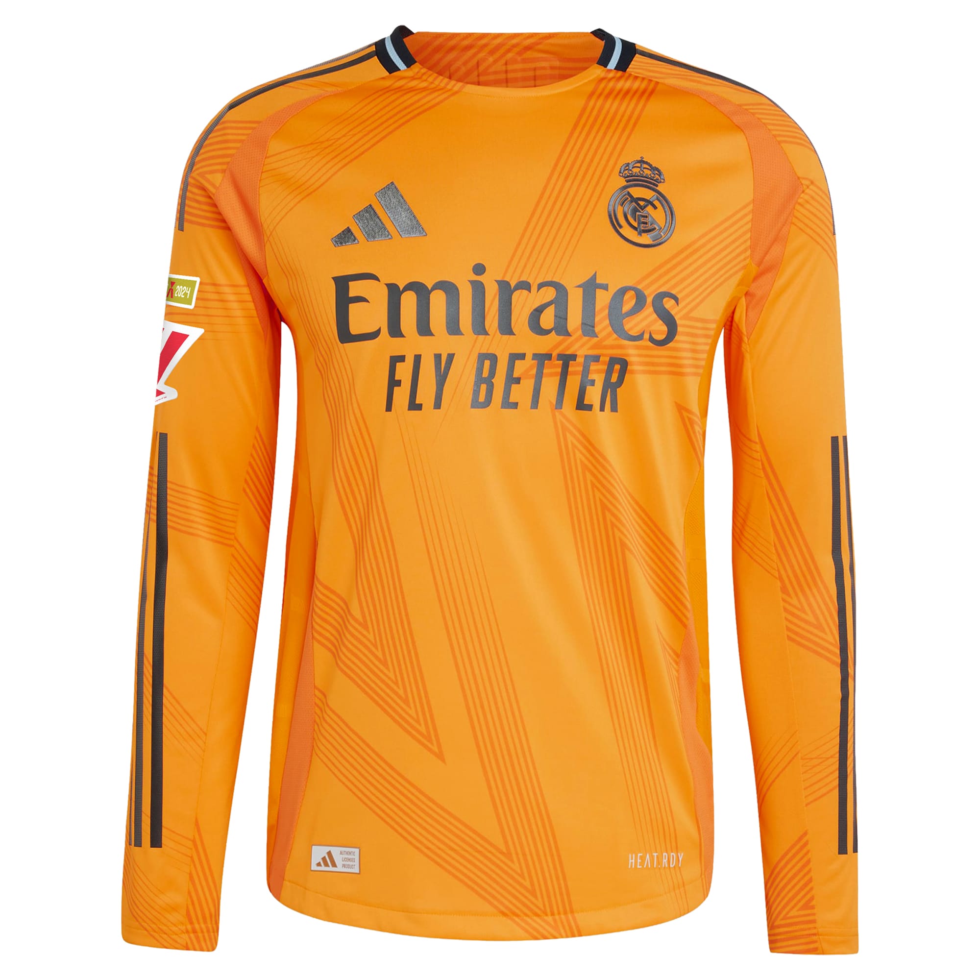 Real Madrid adidas 2024/25 Away Authentic Long Sleeve Jersey - 2