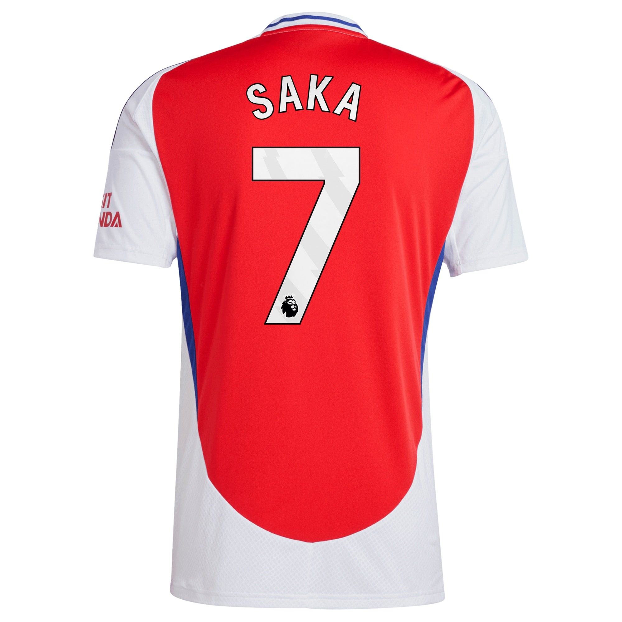 Bukayo Saka Arsenal adidas 2024/25 Home Player Jersey – Red - 3