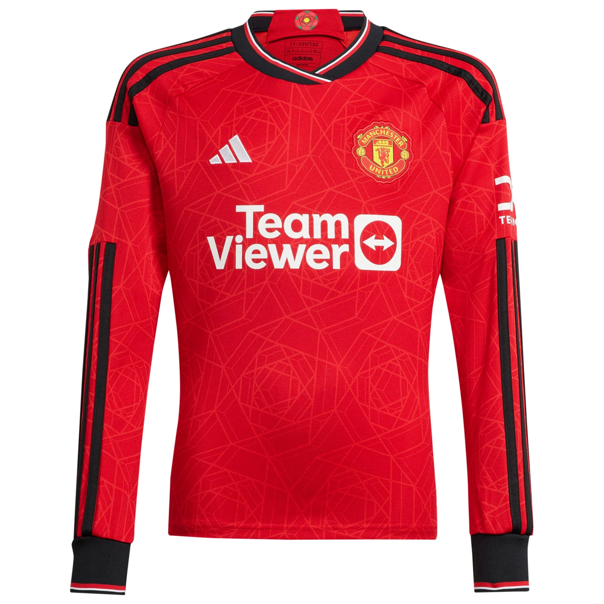 Amad Diallo Manchester United adidas Long Sleeve Player Jersey????Red - 2