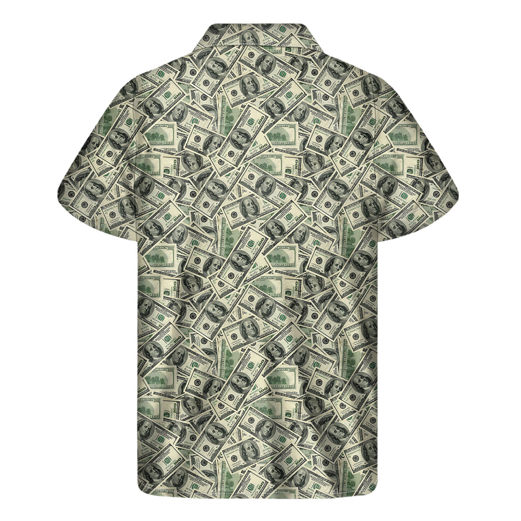 Dollar Print Aloha: Men's Hawaiian Short Sleeve Shirt - 2