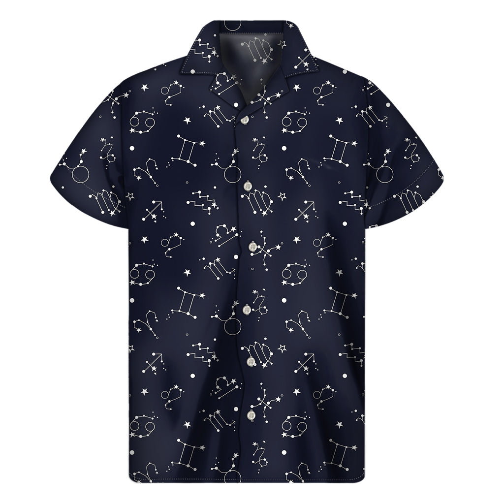 Tropical Zodiac Star Signs Hawaiian Short Sleeve Shirt - 1